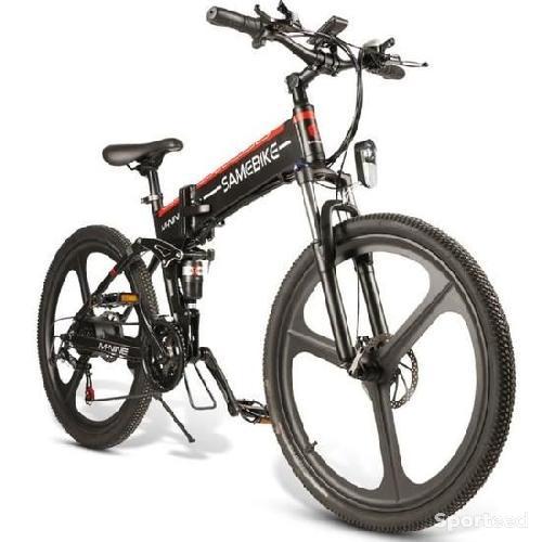 SAMEBIKE LO26 VELO ELECTRIQUE PLIABLE VELO DE MONTAGNE MAX 25KM