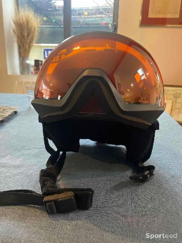 Ski alpin - Casque de ski junior avec visière intégrée  - photo 6