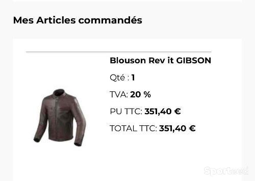 Moto route - Blouson Moto cuir  - photo 5