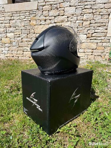 Moto route - Casque SCORPION EXO-1400 Carbon Solid - photo 6