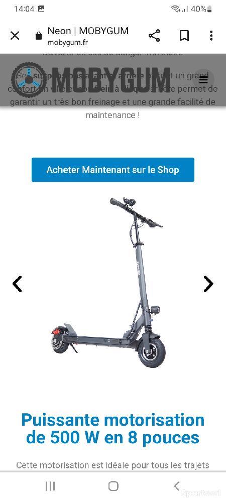 Trottinette - Trottinette électronique  - photo 1