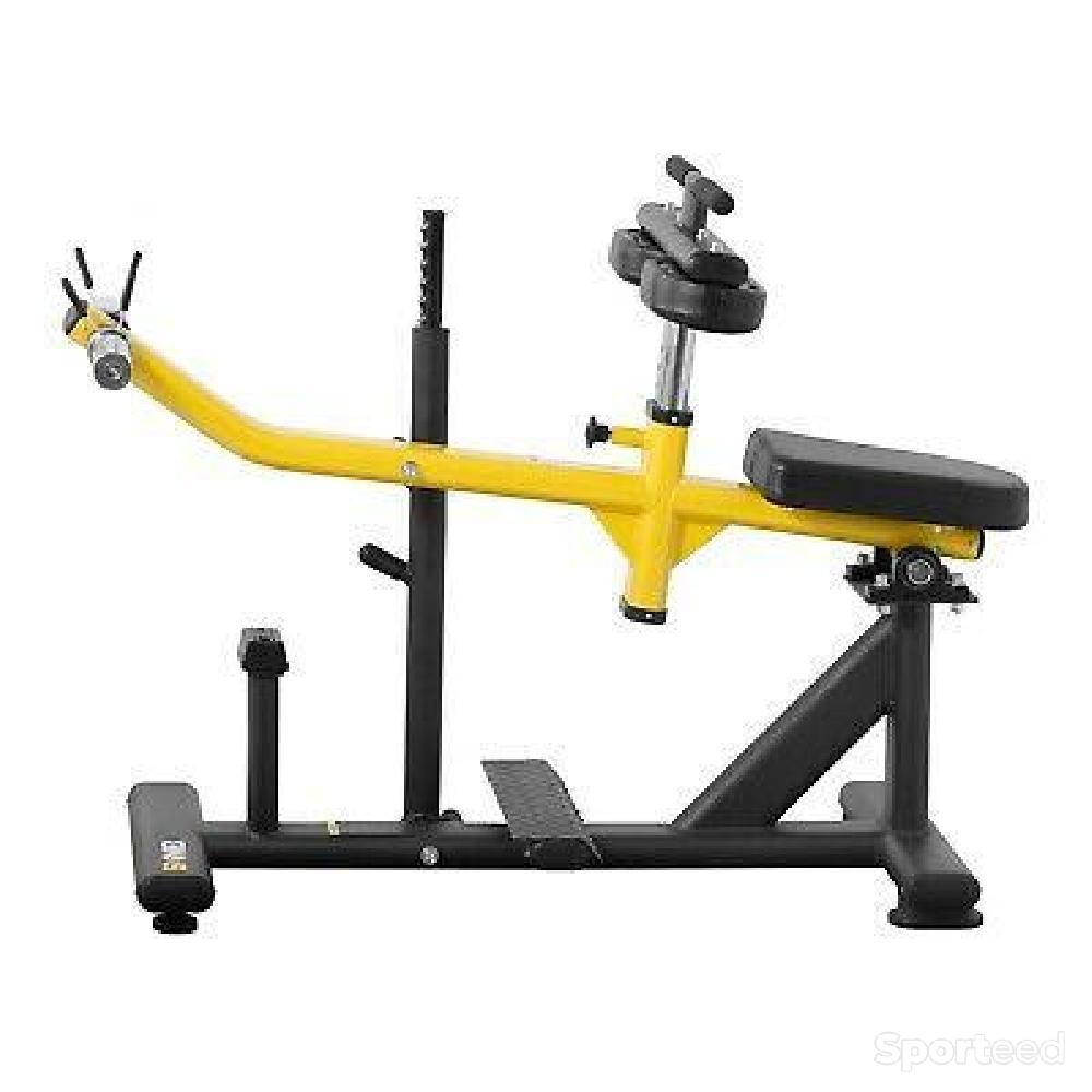 Fitness / Cardio training - Appareil De Musculation Pour Les Mollets Cuisses Presse Poste Assis Gymrex 135kg - photo 1