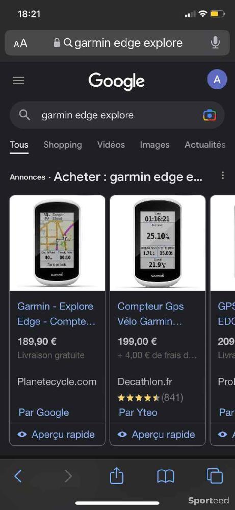 Accessoires électroniques - Garmin edge explore  - photo 5