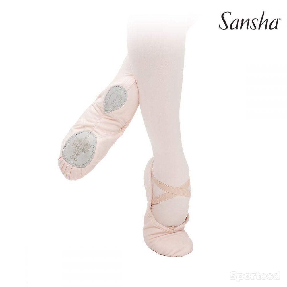 Danse classique - Sansha Sansha demi-pointes chaussons toile bi-semelle SILHOUETTE 3C - photo 1