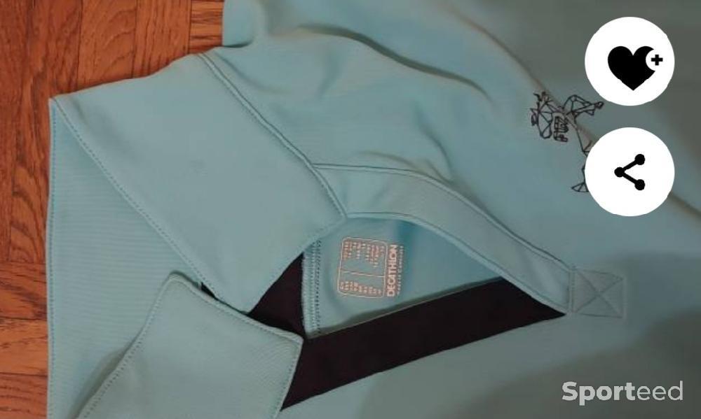 Equitation - T shirt bleu turquoise  - photo 2