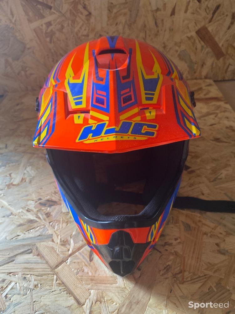 Moto cross - Casque de moto cross HJC enfant neuf  - photo 2