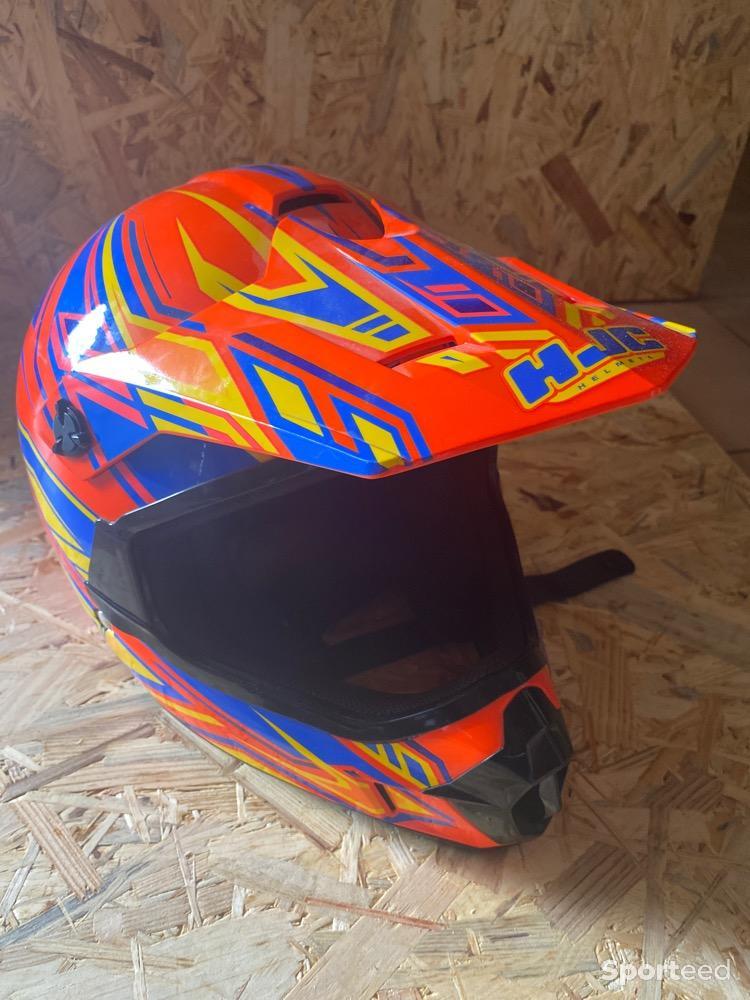 Moto cross - Casque de moto cross HJC enfant neuf  - photo 4