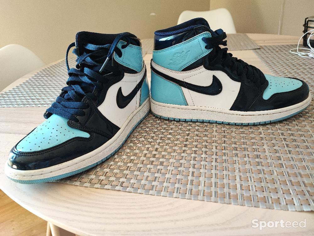 Danse urbaine / fitness - Air Jordan 1 Retro High UNC Patent  - photo 4