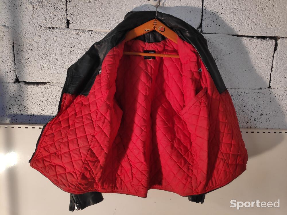 Moto route - Blouson Cuir Segura - photo 3