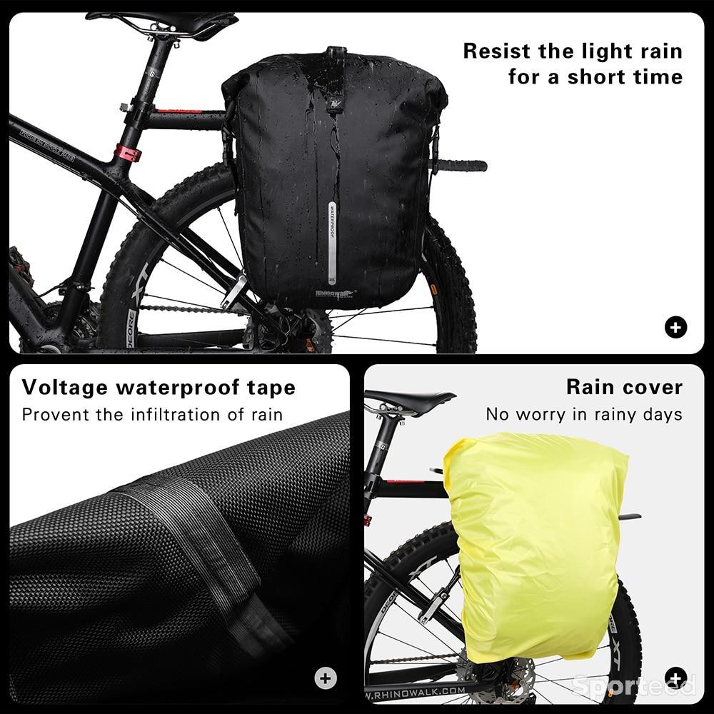 Vélo route - RH BELUGA – SACOCHE DE VÉLO / SAC À DOS IMPERMÉABLE 20L - photo 5