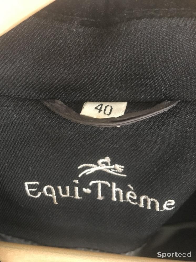 Equitation - Vest de concours noire Equi-Thème - photo 3