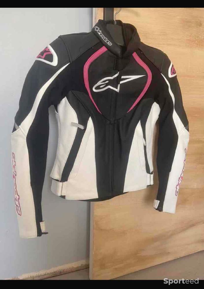 Moto route - Cuir alpinestar femme - photo 1