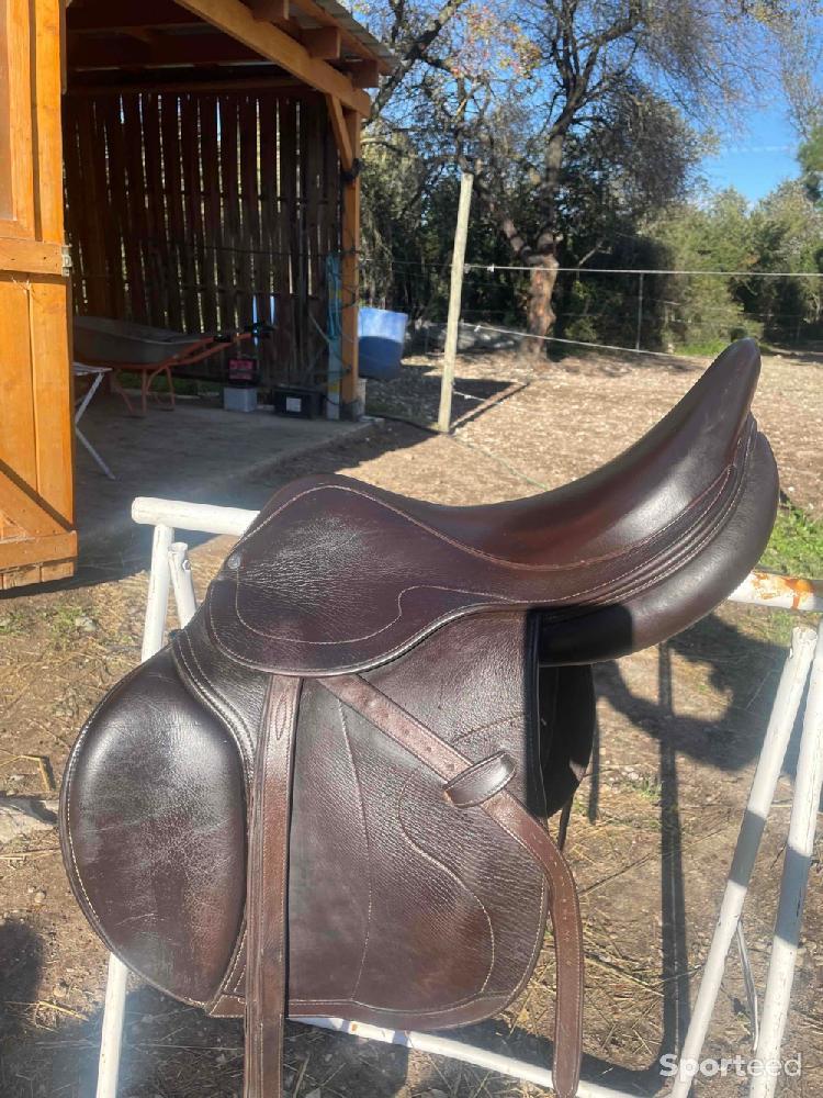 Equitation - Selle anglaise mixte 17 pouces couleur havannes - photo 3