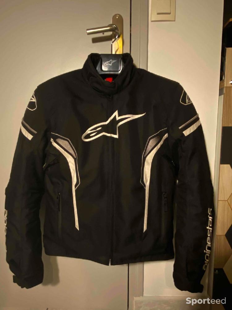 Moto route - Blouson Alpinestars homme T-SP-1 Waterproof Black/White - photo 1