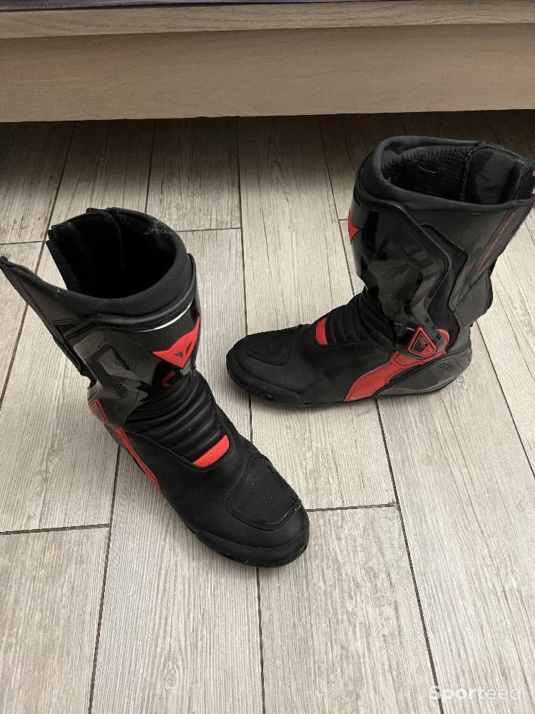 Moto route - Bottes Nexus 628 noir rouge - photo 2