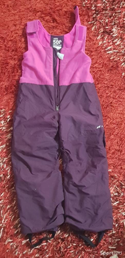 Snowboard - Pantalon de ski 'piste 500' couleur violette taille '5-6ans' - photo 1