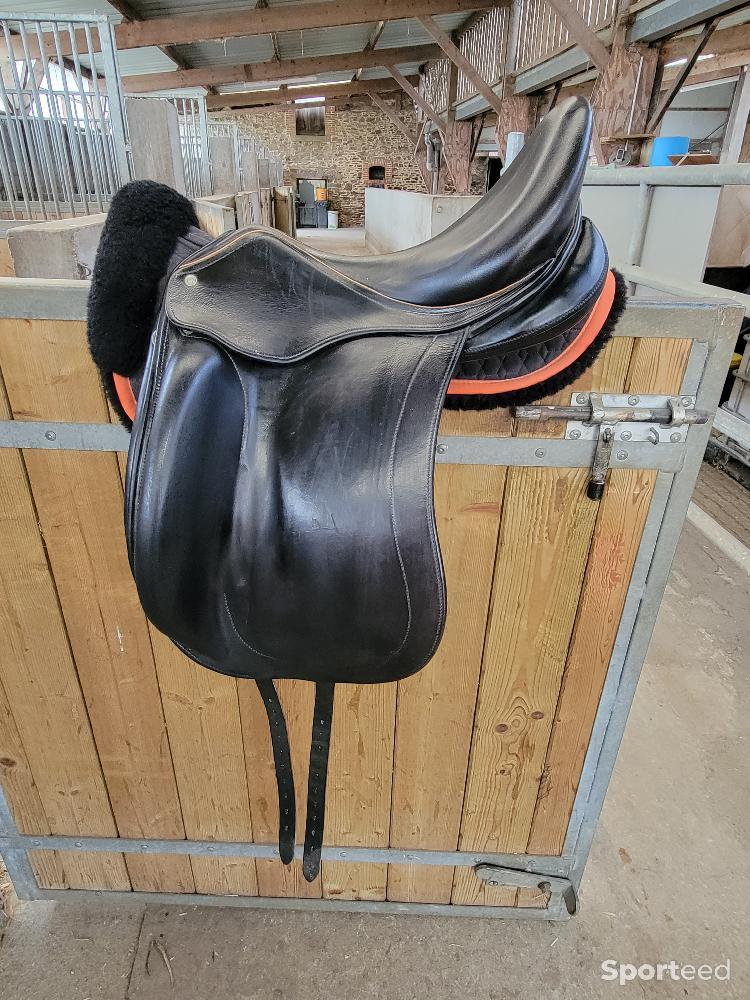 Equitation - selle CHILDERIC DHE 17.5 , taquets 2 noire - photo 4