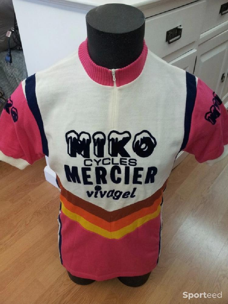 Vélo route - Maillot cyclisme vintage Mercier - photo 1