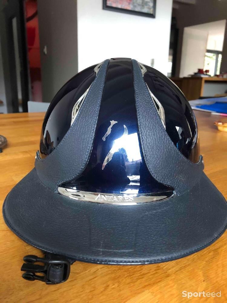 Equitation - Casque Antares Eclipse Premium bleu  - photo 2