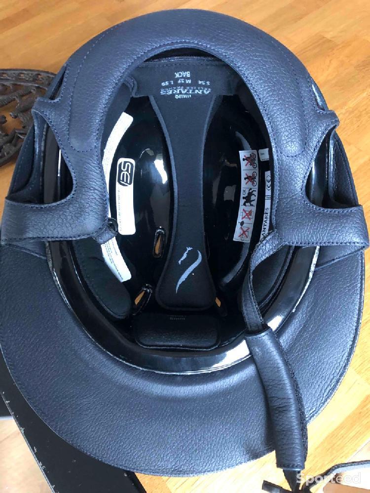 Equitation - Casque Antares Eclipse Premium bleu  - photo 4