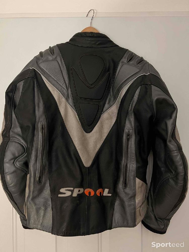 Moto route - Veste moto cuir SPOOL  - photo 5