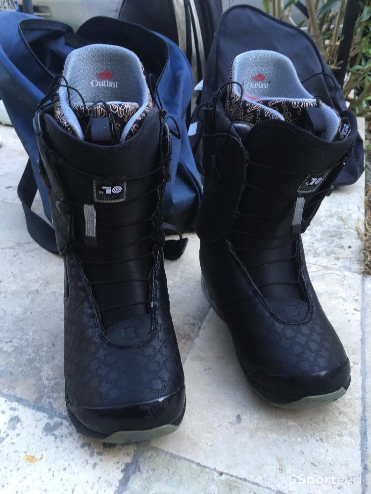 Snowboard - PACK Boots  SL10 en 42 + Fixations Cartel pour 41-44 - photo 3