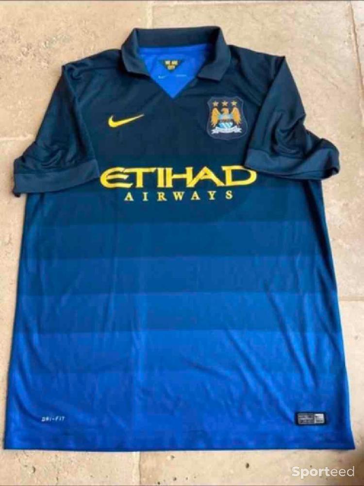 Football - Maillot football Manchester City taille L Nike vintage  - photo 1