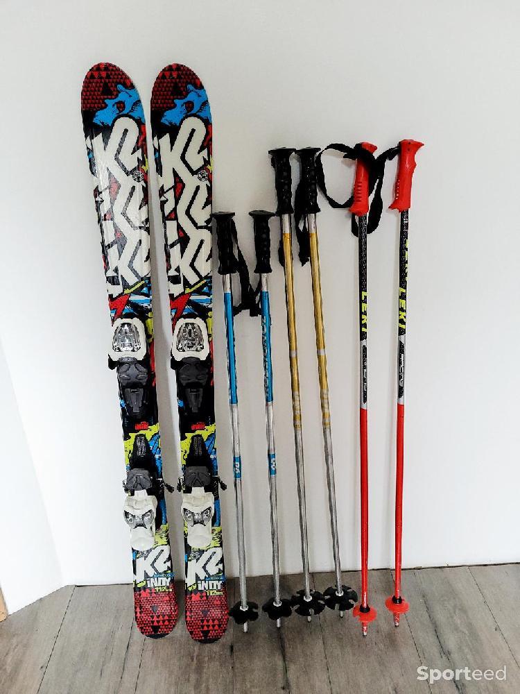 Ski alpin - Ski enfant 112 cm débutant/intermédiaire  - photo 1