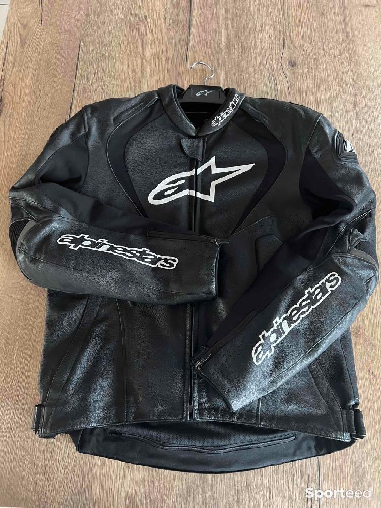 Moto route - Blouson moto cuir Alpinestars - photo 1