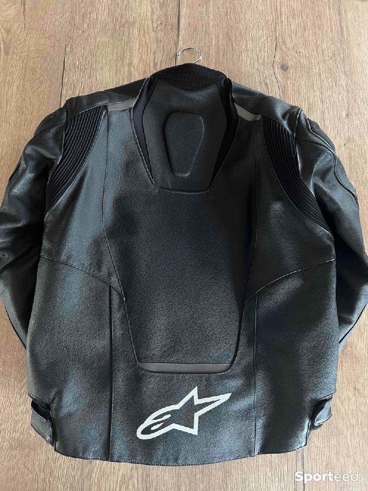 Moto route - Blouson moto cuir Alpinestars - photo 3