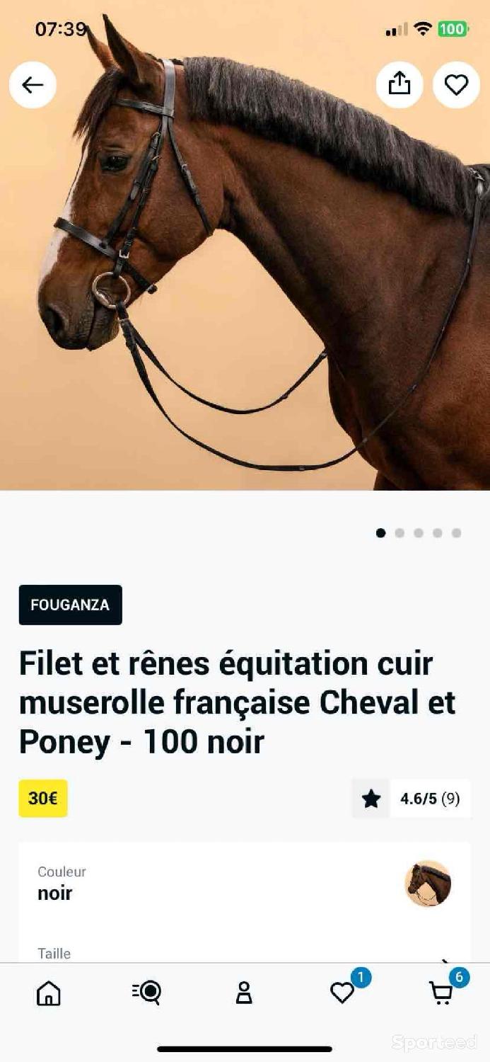 Filet cheval d'occasion : Equipements
