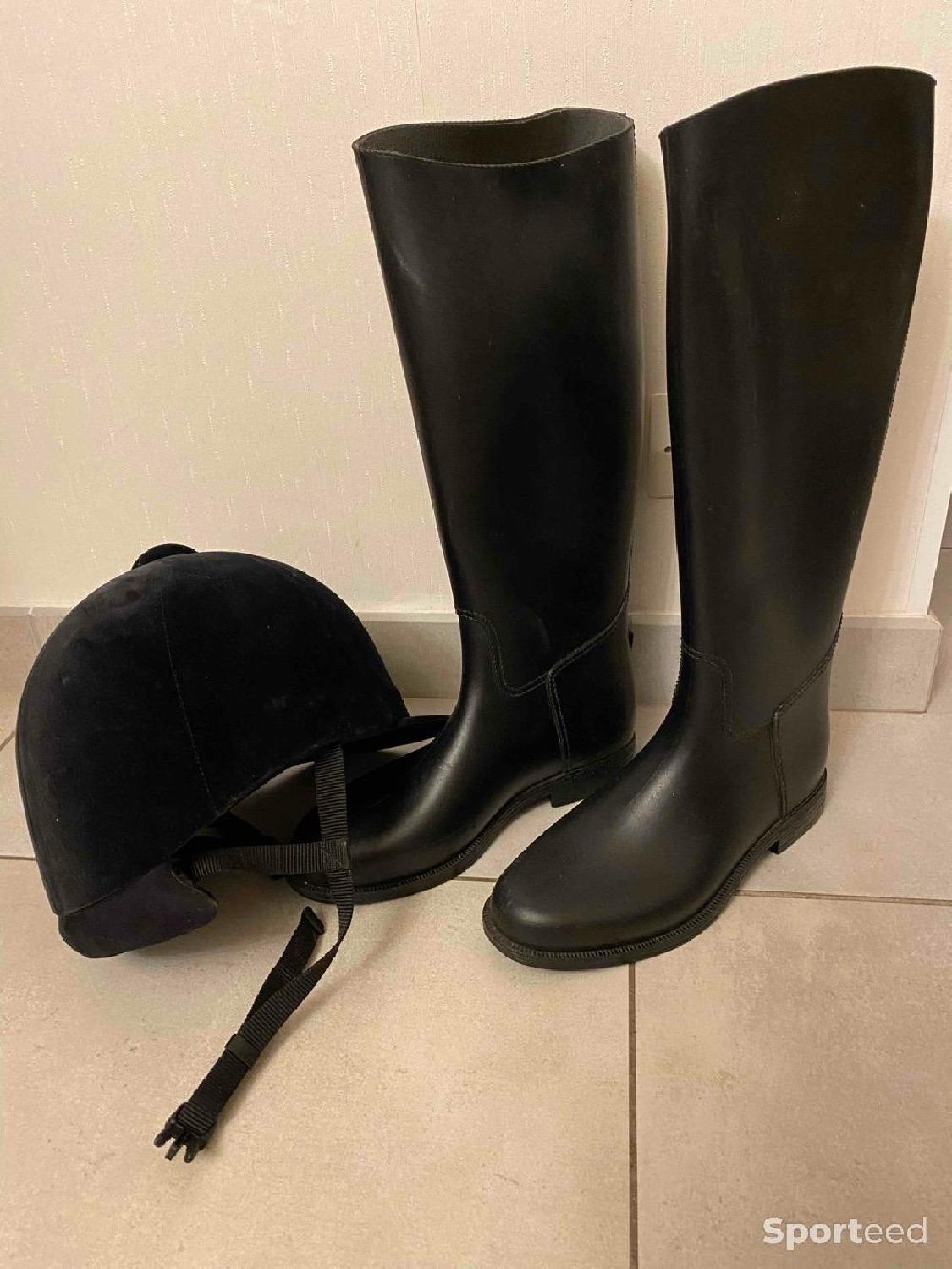 Sac à bottes et bombe d'équitation 2 en 1