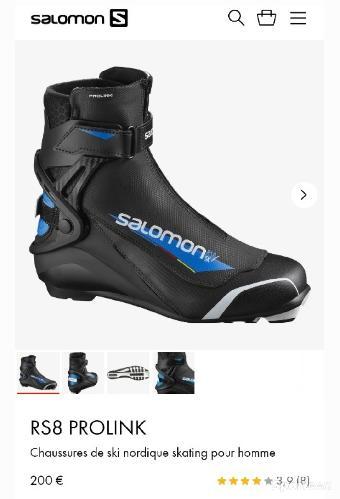 Chaussure ski de fond