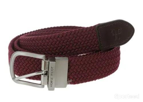 CEINTURE HORSE PILOT DARK RED