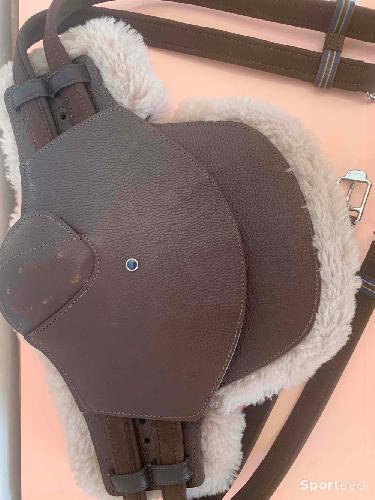 Equitation - Sangle bavette longue Equi-soft Stubben marron - photo 3