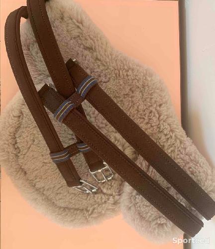 Equitation - Sangle bavette longue Equi-soft Stubben marron - photo 3