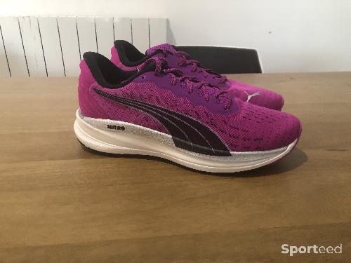 Course à pied route - Chaussures Puma Magnify Nitro Wns Deep Orchid Puma Black - photo 5