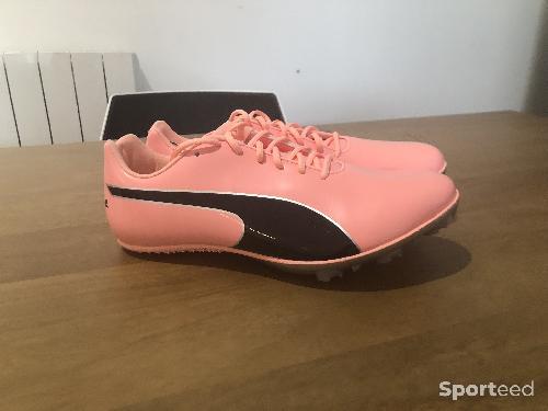 Athlétisme - Chaussures Puma Evospeed Sprint 10 Unisex Elektro Peach Black Silver - photo 5