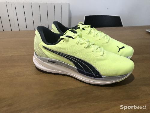 Course à pied route - Chaussures Puma Magnify Nitro Fizzy Light Dark Slate - photo 5