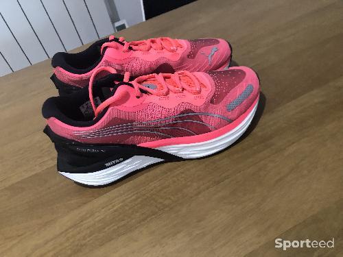 Course à pied route - Chaussures Puma Run XX Nitro Wns Sunset Glow Black Silver - photo 5