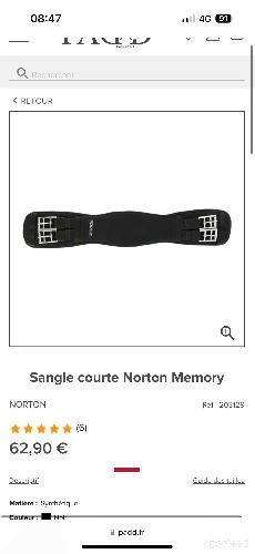 Sangle Norton courte 60cm 
