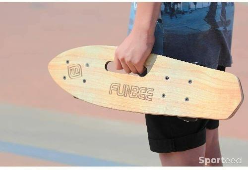 Skateboard enfant FUNBEE planche à roulette complet plateau en hêtre, dès 5  ans neuf : Enfant Mixte
