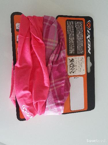 Moto route - Lot de 2 tours de cou moto scooter IXON Sweet Square Fuchsia/ Uni rose - photo 6