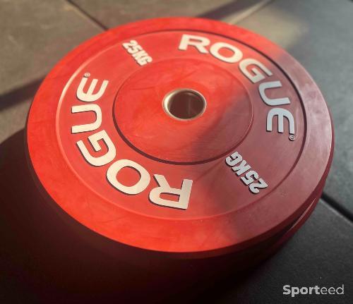 NEUF! paire de disques 25 kgs Rogue echo color
