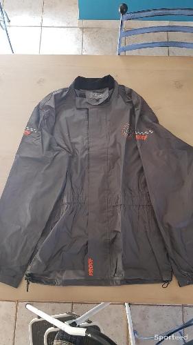 VESTE PLUIE PROOF L ANTHRACITE 