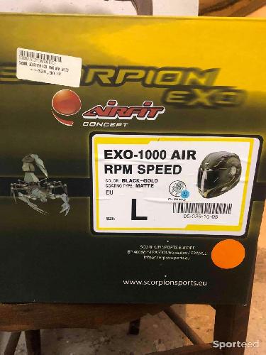 Moto cross - Casque Scorpion exo 1000 air RPM speed - photo 6