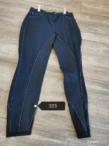 Equitation - Pantalon d'équitation bleu marine Sarm Hippique taille 44 - photo 6