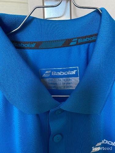 Tennis - Polo Babolat Bleu tennis  - photo 4