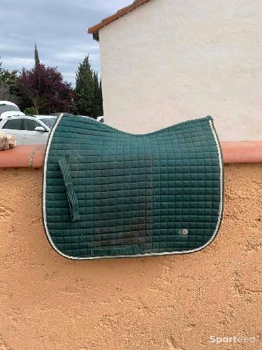 Tapis dressage vert sapin