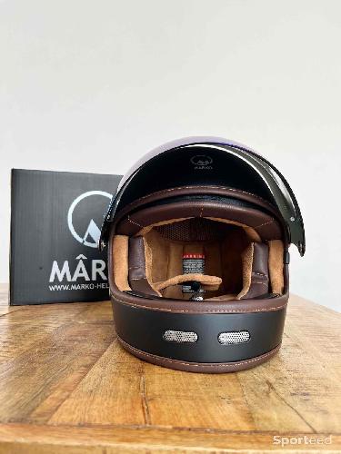 Moto route - Casque marko helmets full moon - photo 6